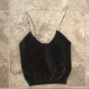 Sparkly crop top